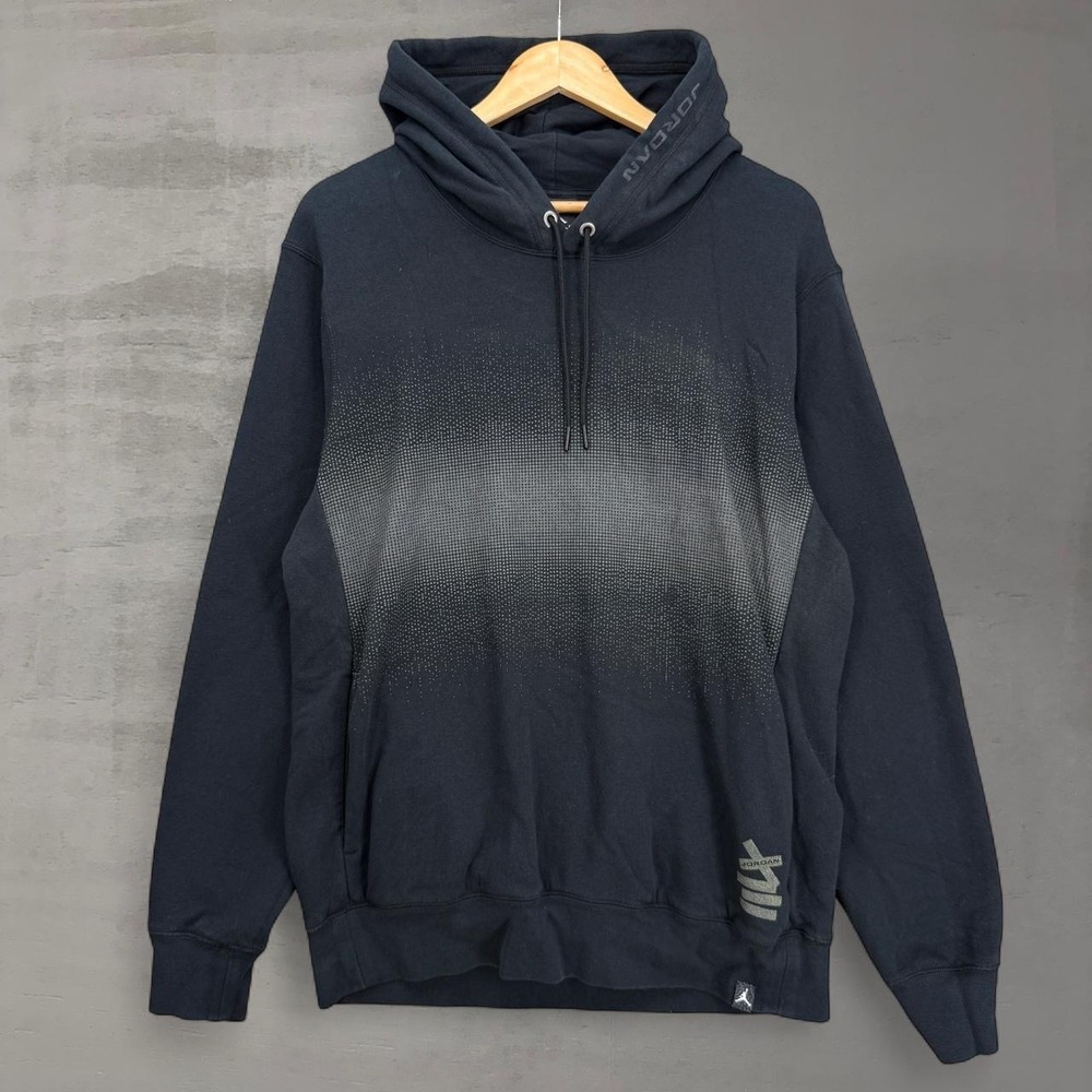 Jordan Hoodie Black Dot Gradient Graphic AJ14 Large